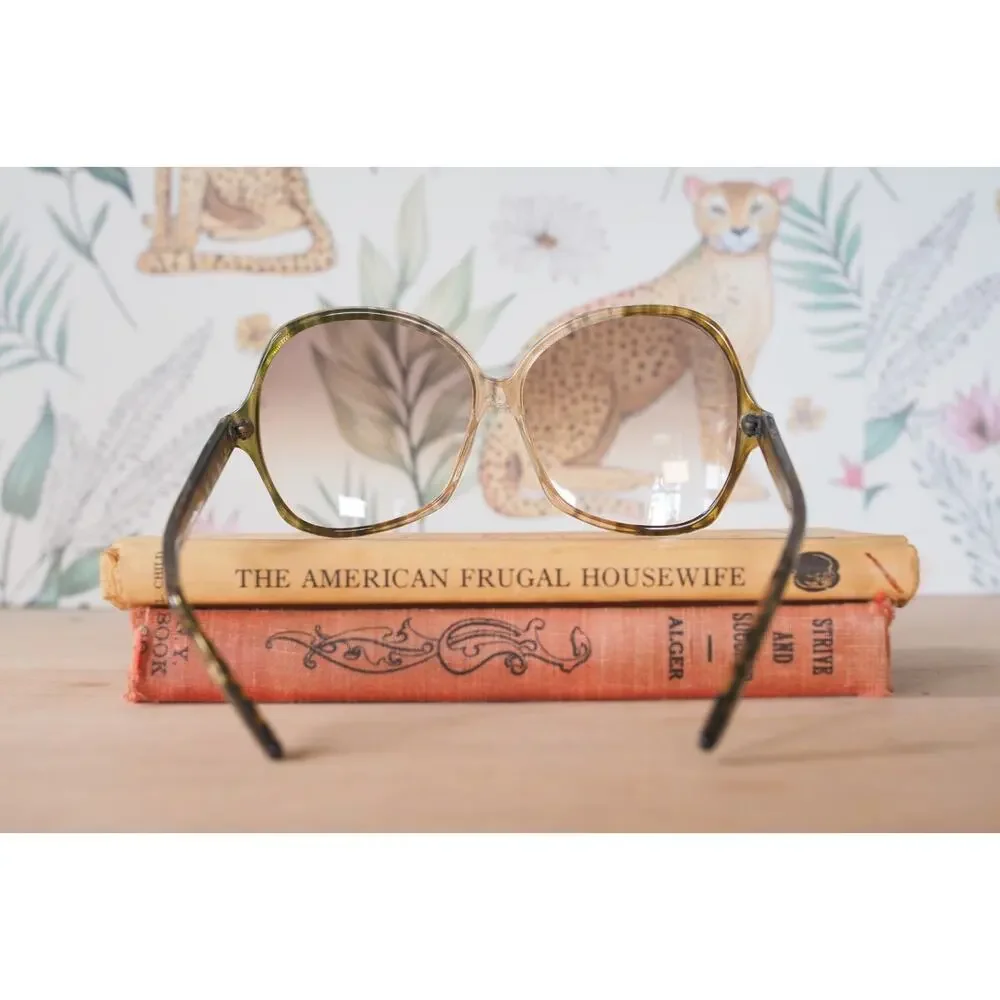 Vintage 1970s Sunglasses JACKIE Disco Retro USA Grandma Chic Beach Yacht